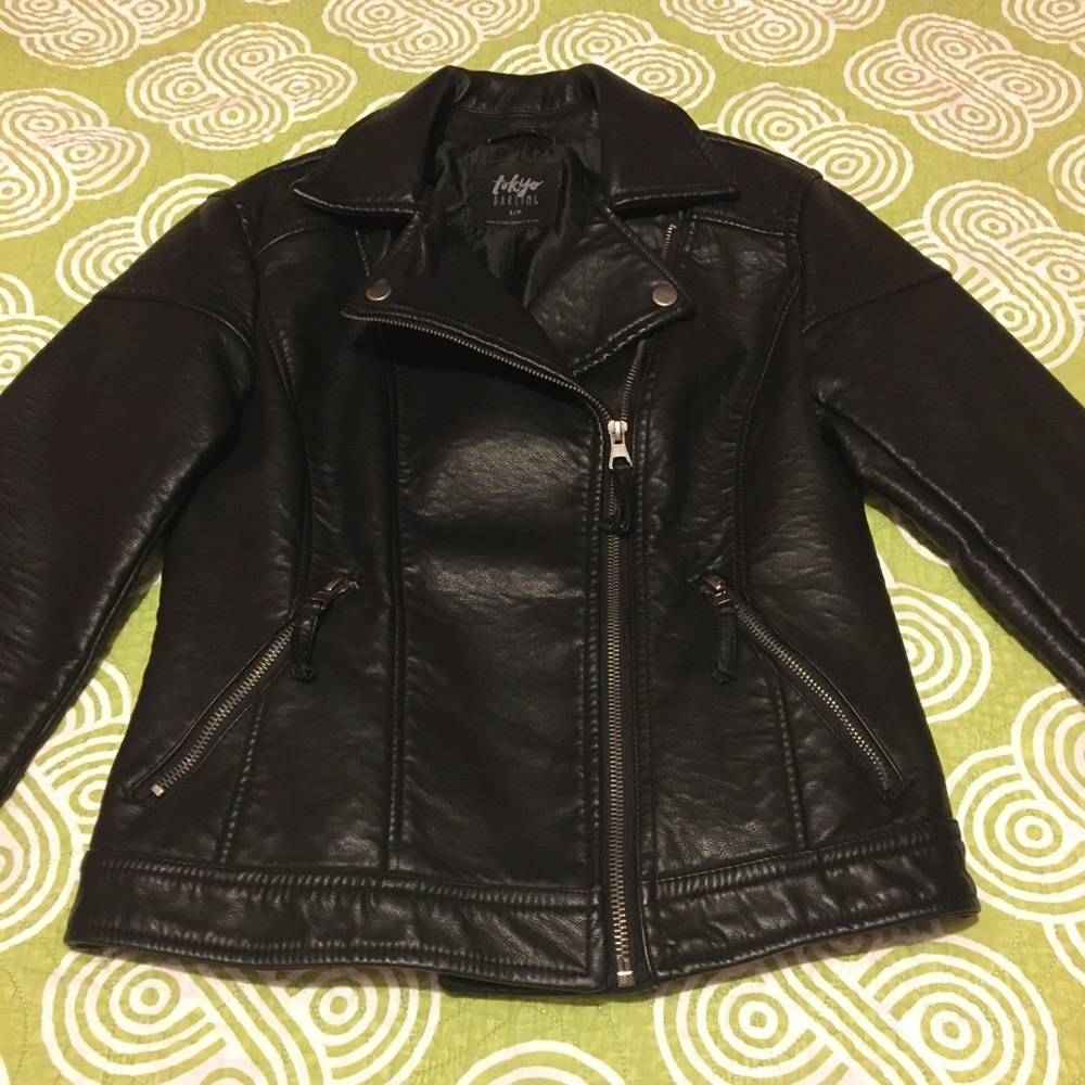 Aeropostale Tokyo Darling faux Leather jacket. S